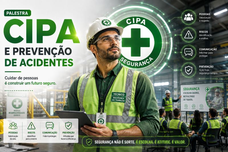 Palestra CIPA e Prevenção de Acidentes — CWBOTAS Treinamentos