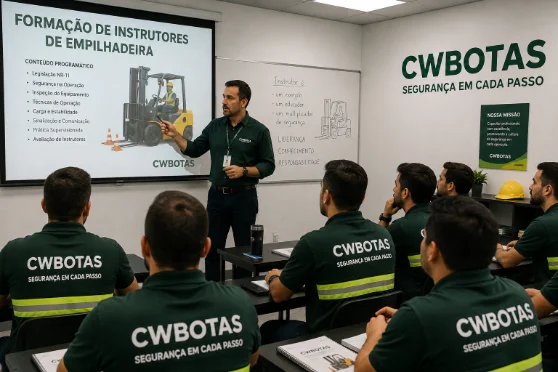 Formação de Instrutores de Empilhadeira — curso INSTR CWBOTAS