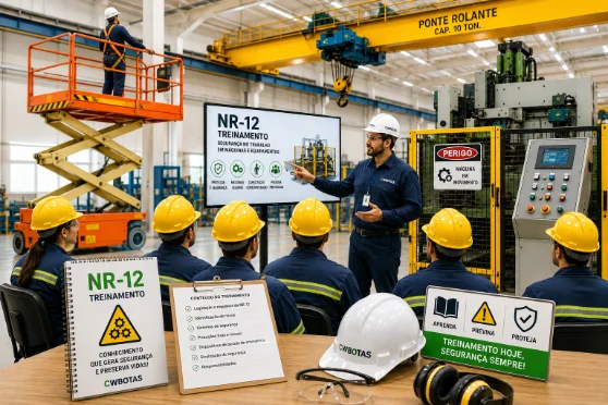 Máquinas e Equipamentos — curso NR-12 CWBOTAS