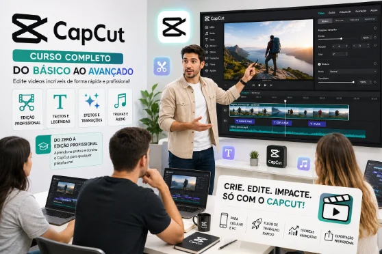 Curso CapCut Edições de Vídeos — CWBOTAS Treinamentos